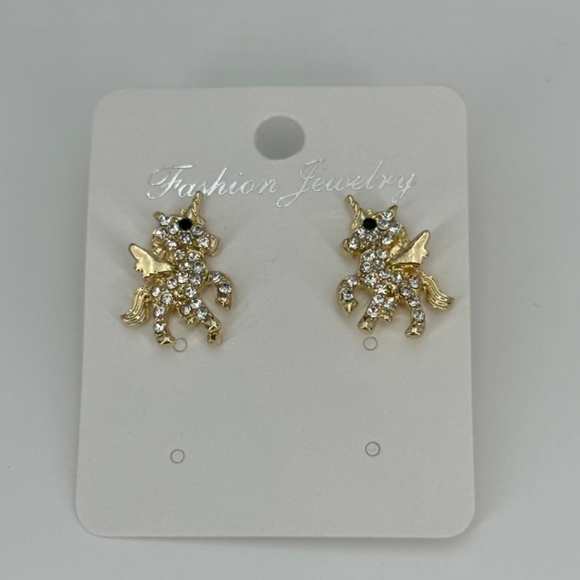 Unicorn Stud Earrings - Picture 5 of 5